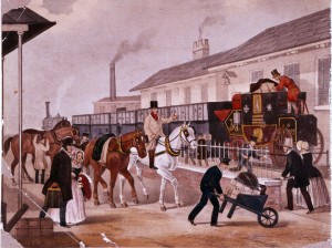 One of the last mail coaches