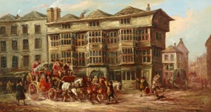 'The Old White Hart'. c.1885