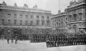 Post Office Rifles parade, 1868
