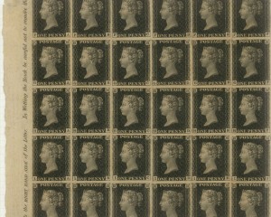 Penny Black stamps