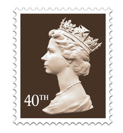 Machin 40th anniversary logo
