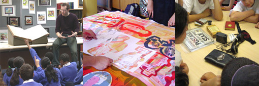 Photographs showing BPMA learning projects in action