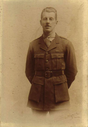 Image of Sergeant Knight in uniform