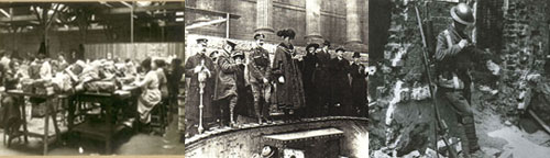 Montage of First World War images