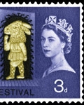 Image of David Gentleman's 103 Issued Stamps - 1962-1969