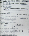 Image of Death Gratuity for Mr Albert James Reading, 1933