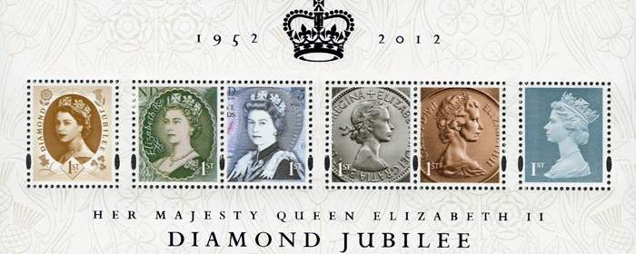 The Diamond Jubilee Miniature Stamp Sheet