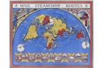 Image of Map of Mail Steamship Routes