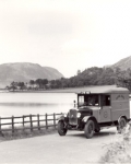 Image of Photograph of a Royal Mail van by lake Buttermere, 1937