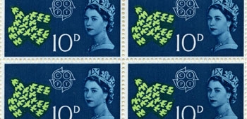 Image of Elizabeth II stamps until 1964