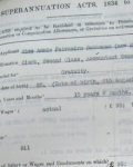 Image of Marriage Gratuity for Miss Annie Fairbairn Buchanan, 1906