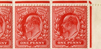 Image of Edward VII stamps