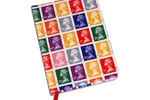 Image of Multi-coloured A6 Stamp Notebook