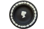 Image of Wedgwood Jasperware Plate Queen Victoria