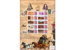Stamp Sheet - Delivering the Mail 